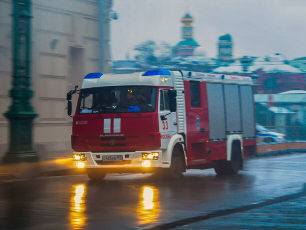 Пожарно-тактические учения по тушению пожара в здании Государственного академического Большого театра г.Москвы 